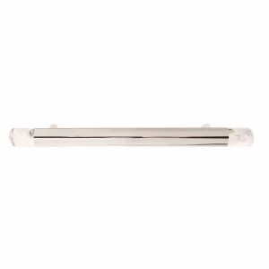 Anders Large Metal and Crystal Cabinet Pull Clear Quartz