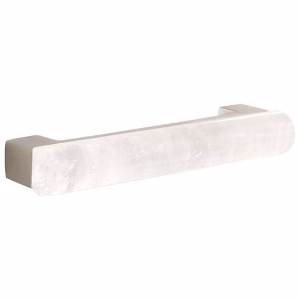 Ilona Medium Clear Quartz Crystal Cabinet Pull in Polished Nickel