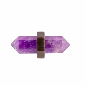 Amethyst Crystal Cabinet Knob