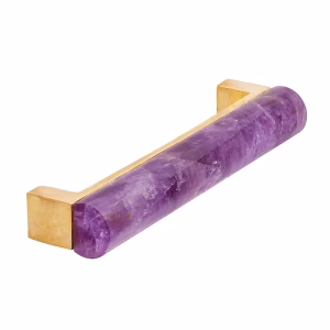 Ilona Medium Amethyst Crystal Cabinet Pull